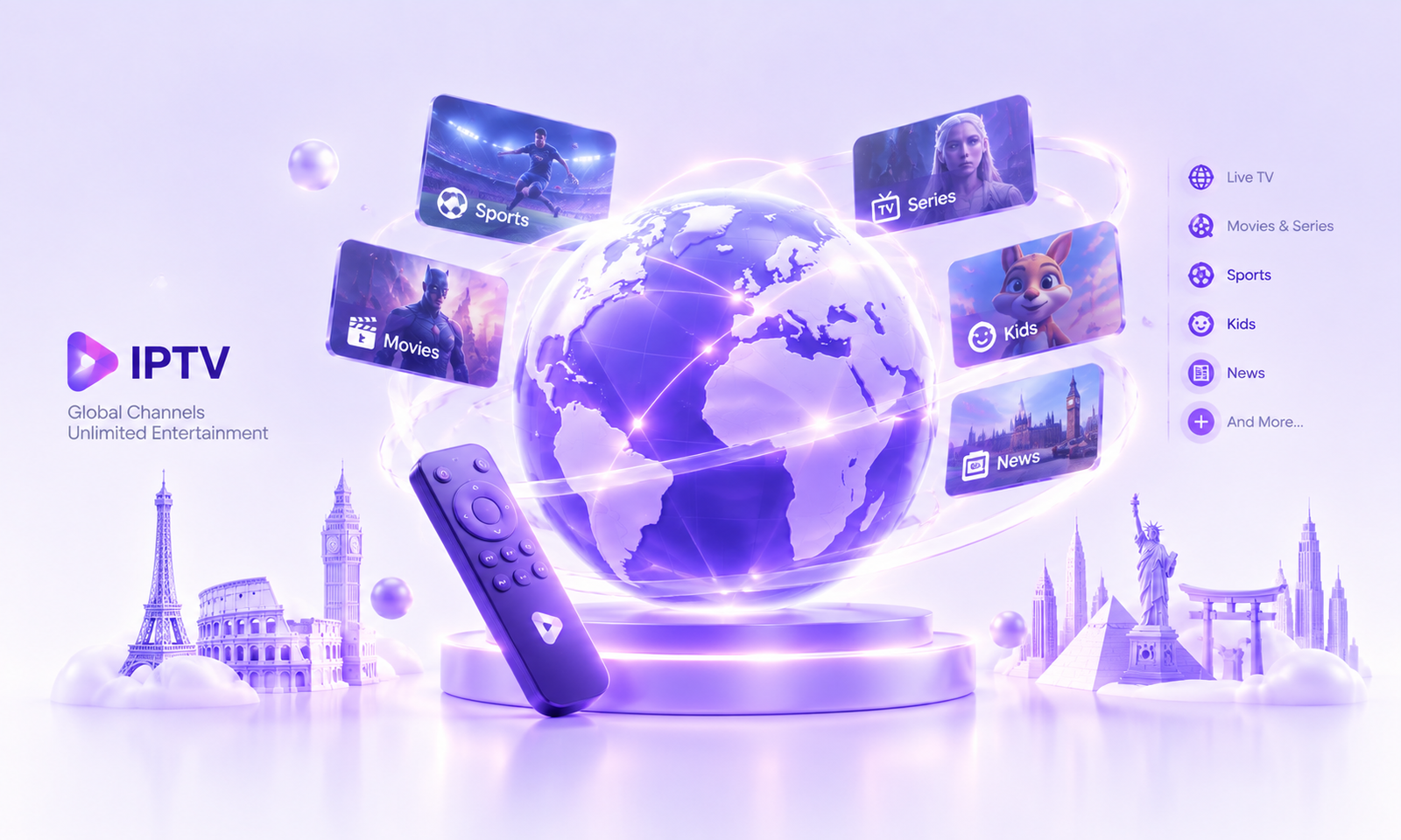 IPTV streaming across TV and mobile devices